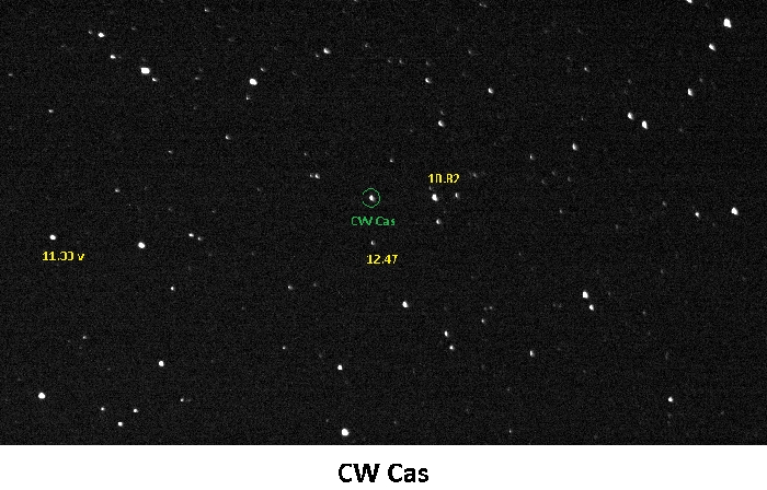 Chart - CW Cas, JD 2459105.30250