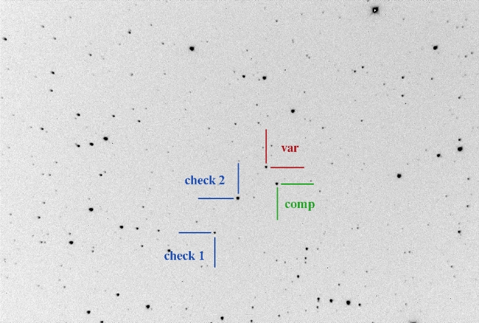 Chart - V0547 And, JD 2459105.29450