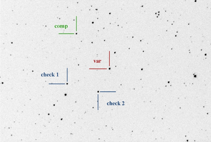 Chart - V0353 Dra, JD 2459120.29851