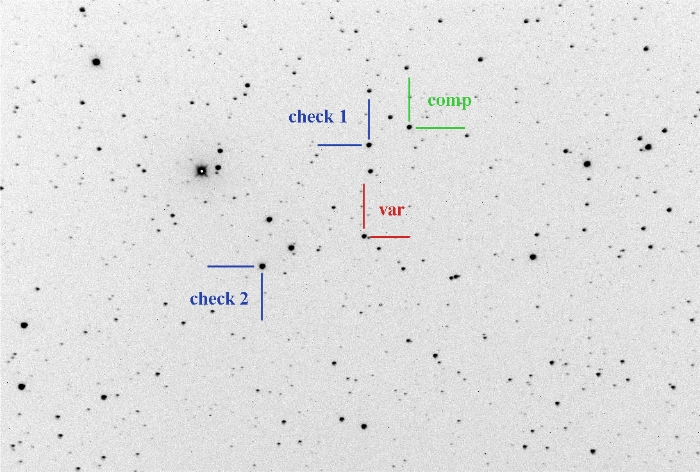 Chart - V1306 Her, JD 2459406.36096