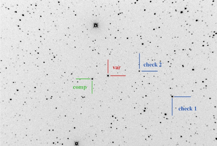 Chart - V1100 Her, JD 2459426.34745