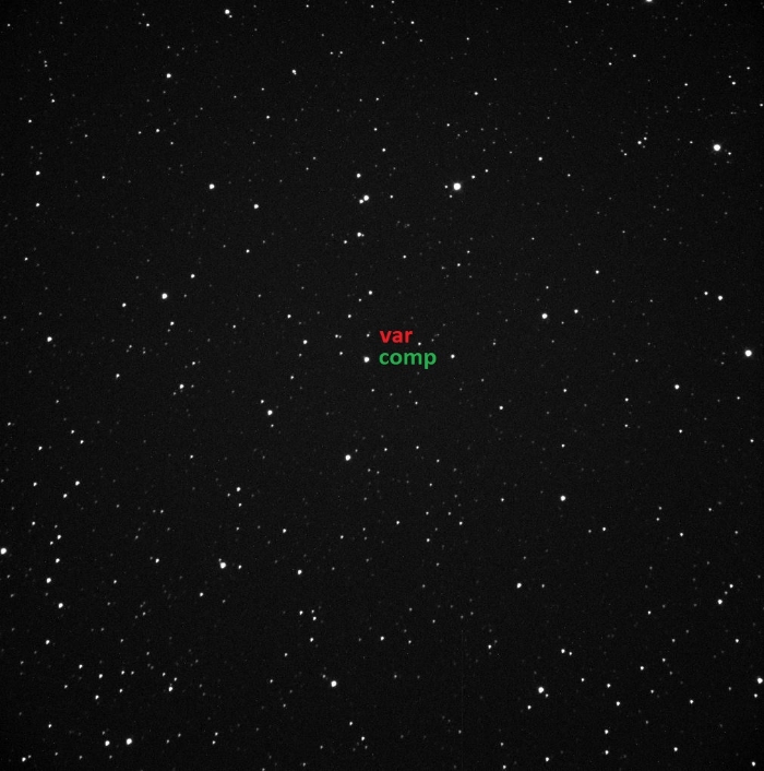 Chart - ASASSN-V J011014.18+745443.4, JD 2459497.24291