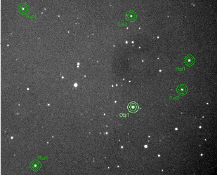 Chart - V0518 And, JD 2459501.29386