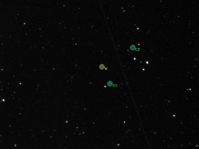 Chart - V0523 And, JD 2458035.26603