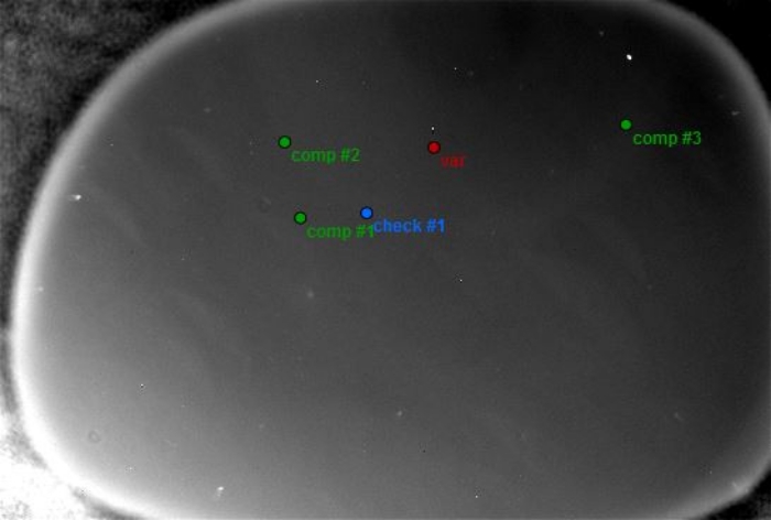 Chart - EV CVn, JD 2459733.34413