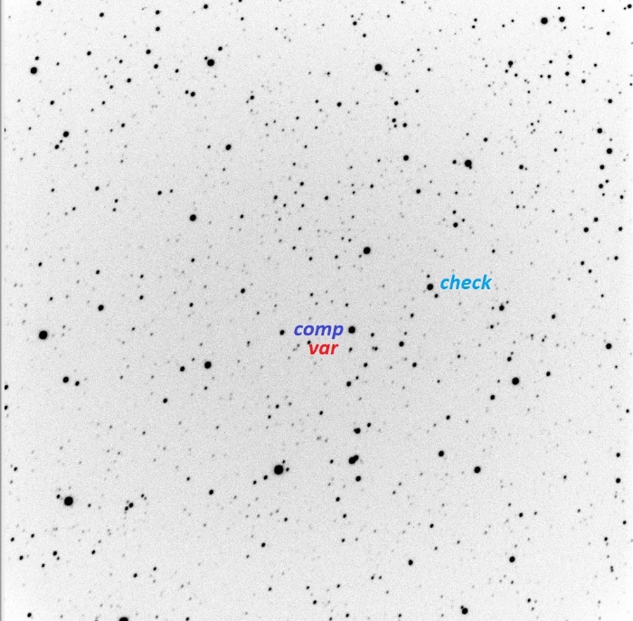 Chart - ASASSN-V J011014.18+745443.4, JD 2459821.28914