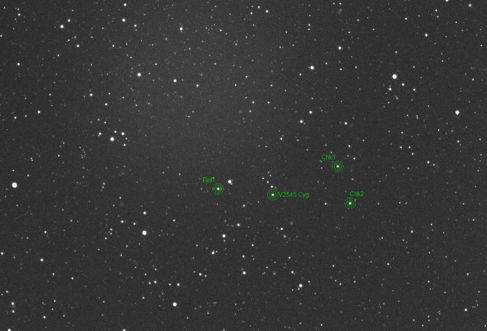 Chart - V2545 Cyg, JD 2459910.20448