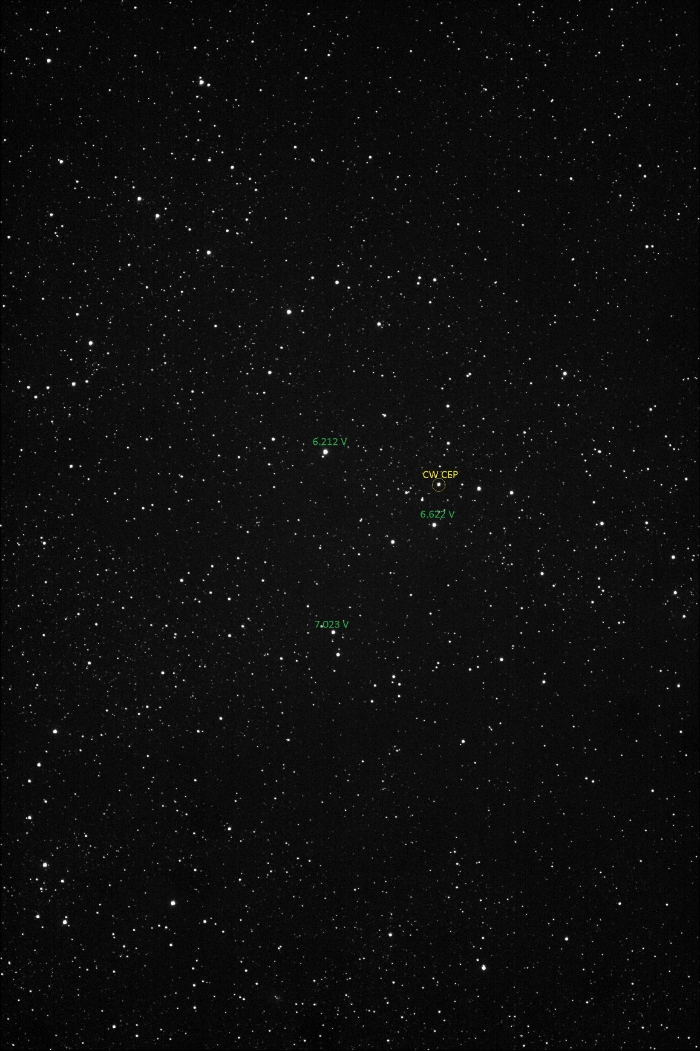 Chart - CW Cep, JD 2459990.21374