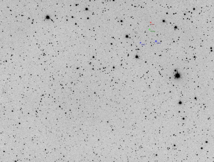 Chart - CRTS J030727.5+301625, JD 2460235.26855