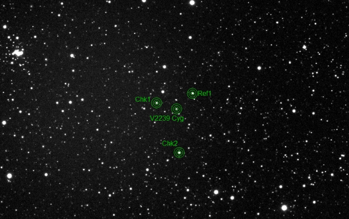 Chart - V2239 Cyg, JD 2460178.41782