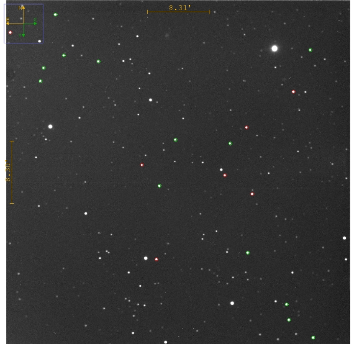 Chart - WASP-52, JD 2460649.24127