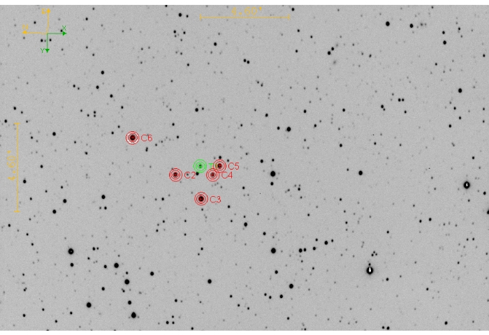 Chart - Kepler-77, JD 2460485.40163