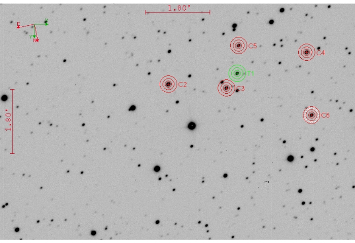 Chart - Kepler-686, JD 2460521.38795