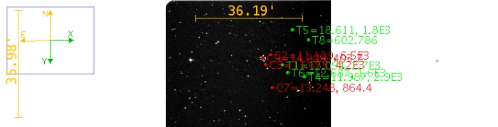 Chart - WASP-43, JD 2460665.89493