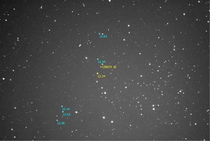 Chart - CoRoT-1, JD 2460670.54227