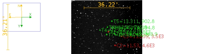 Chart - WASP-11, JD 2460674.61301