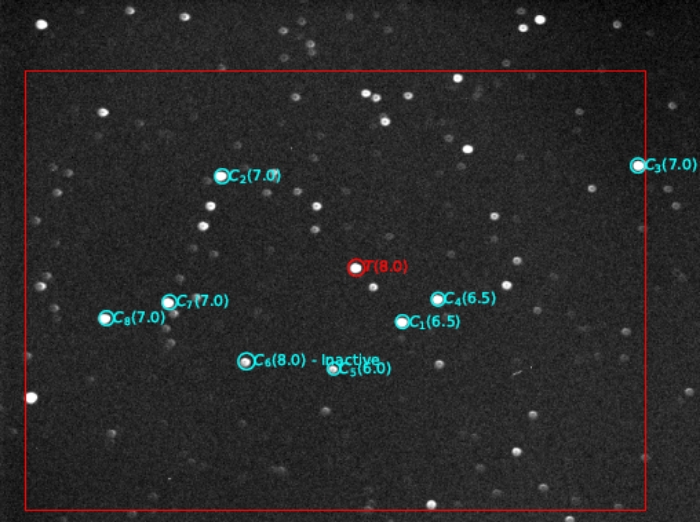 Chart - WASP-11, JD 2460693.23608