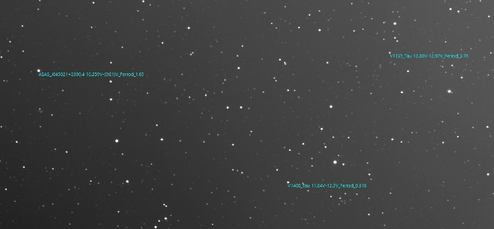 Chart - V1400 Tau, JD 2460729.32834