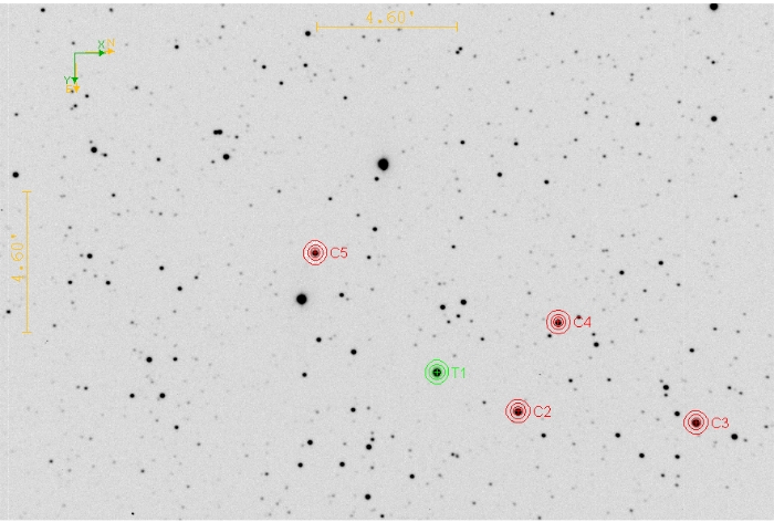 Chart - XO-3, JD 2460740.28780