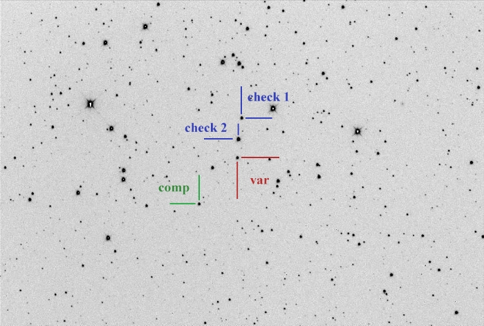 Chart - V0488 Cam, JD 2460754.28501