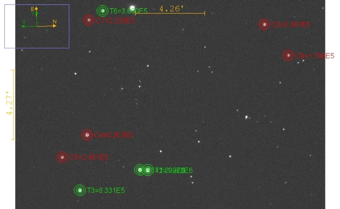 Chart - WASP-104, JD 2460738.39821