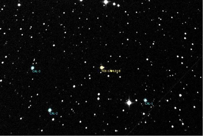 Chart - TOI 1764.01, JD 2460644.28252