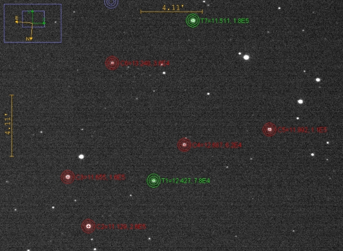 Chart - WASP-43, JD 2460786.25097