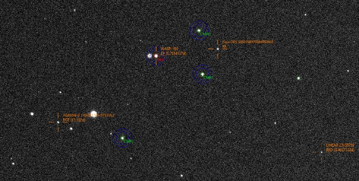 Chart - WASP-104, JD 2460796.32626