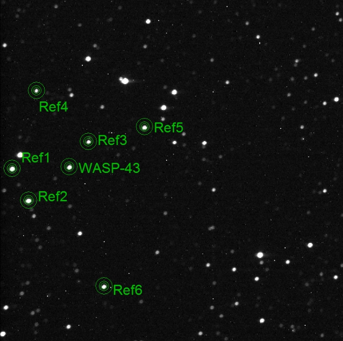 Chart - WASP-43, JD 2457421.76295