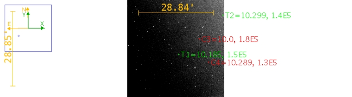 Chart - PMAK V117, JD 2460783.40027