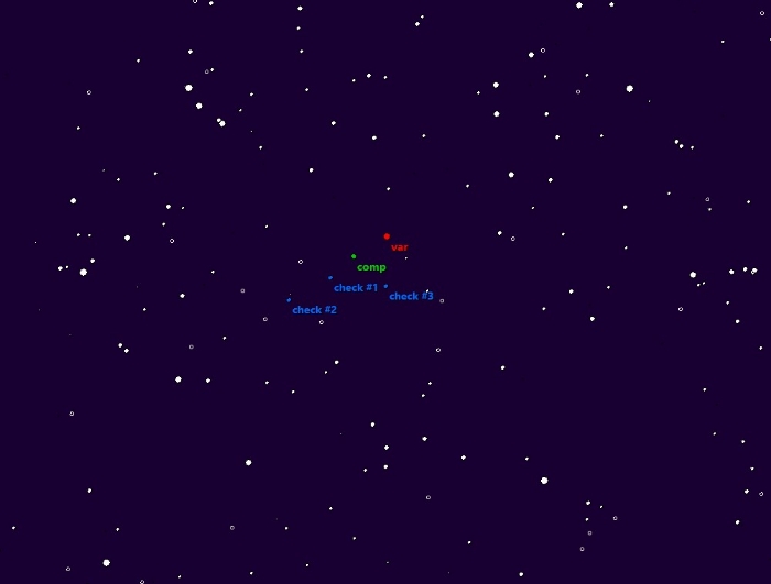 Chart - V0952 Cas, JD 2460838.34136
