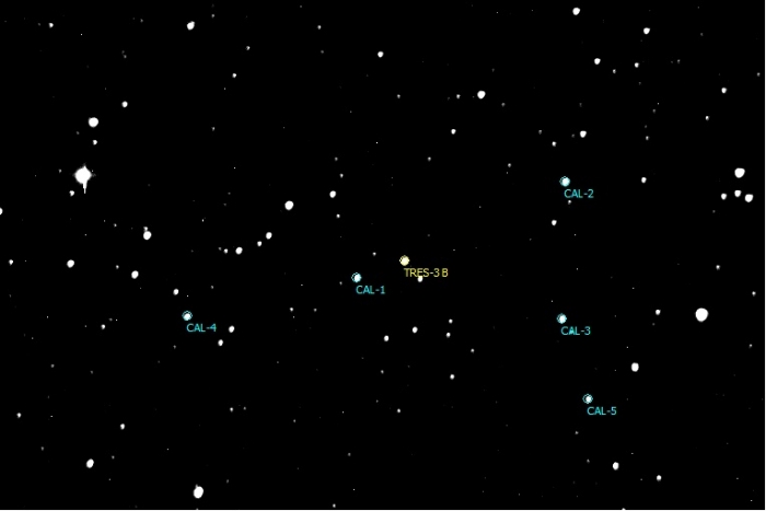 Chart - TrES-3, JD 2460851.35010