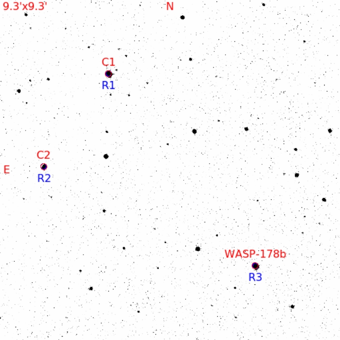 Chart - WASP-178, JD 2460850.45248