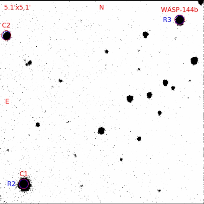 Chart - WASP-144, JD 2460852.65401