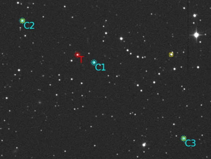Chart - TrES-3, JD 2460864.39123