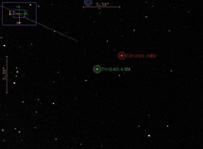 Chart - V2563 Oph, JD 2460865.48393