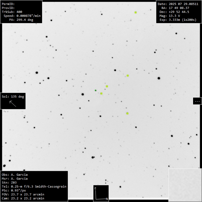 Chart - WASP-135, JD 2460885.47895