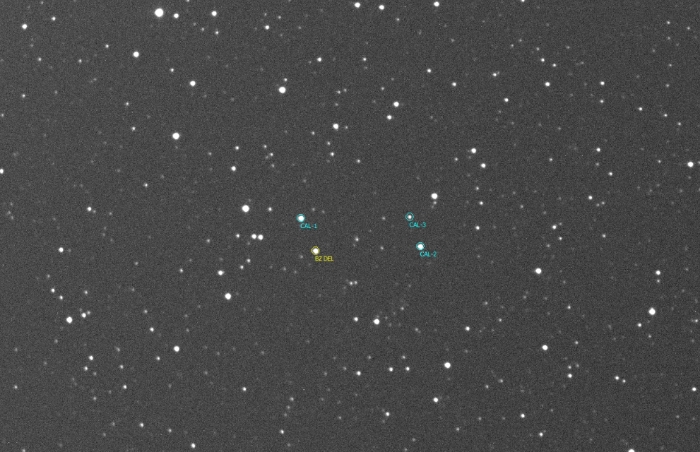 Chart - BZ Del, JD 2460896.35209