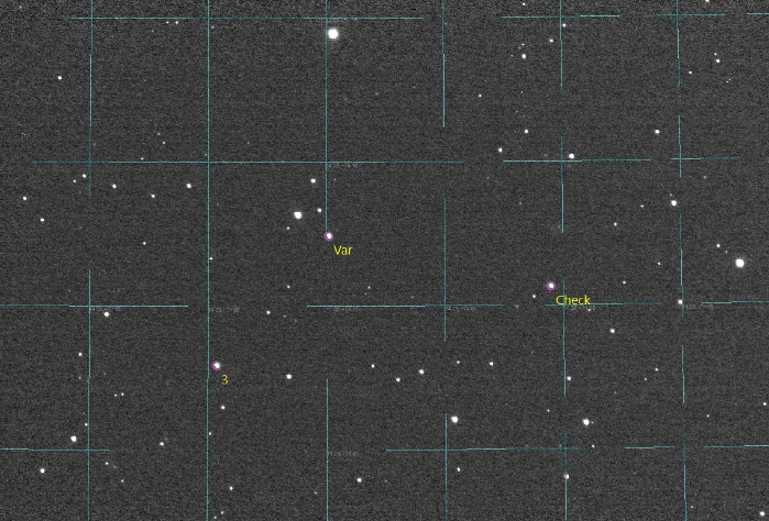 Chart - ASASSN-V J142758.55+740726.6, JD 2460910.31302