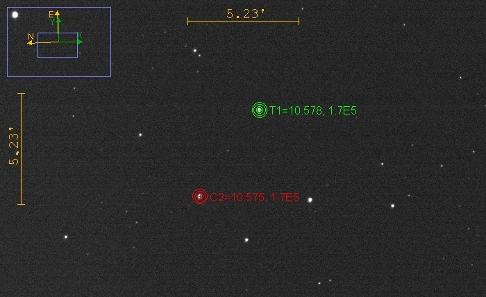 Chart - NSVS 1097794, JD 2460916.51700