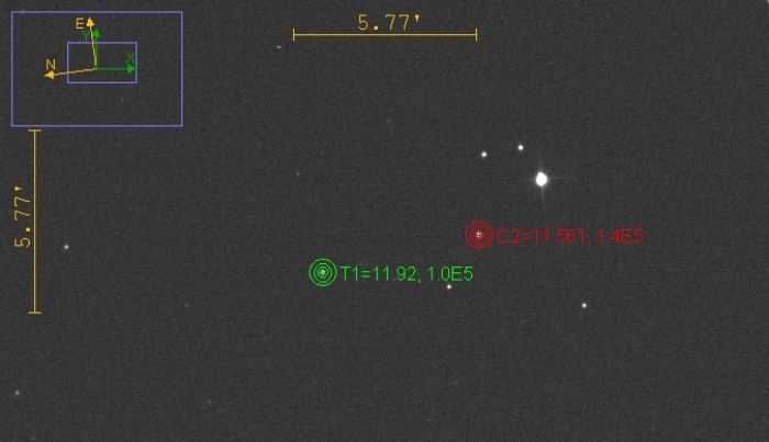 Chart - NSVS 890397, JD 2460928.23125