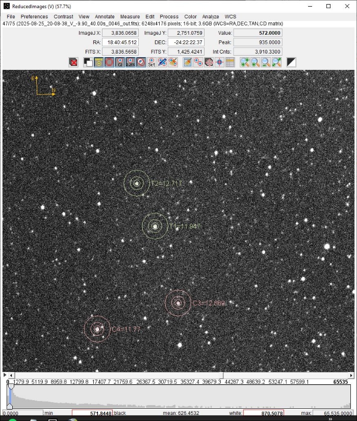 Chart - V3863 Sgr, JD 2460912.88211