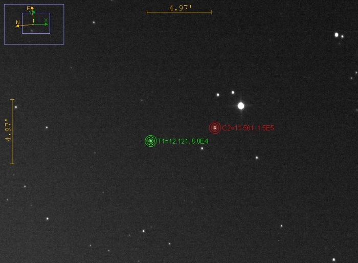 Chart - NSVS 890397, JD 2460936.27543