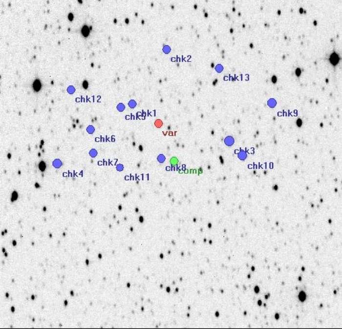 Chart - EM Cyg, JD 2454361.25487