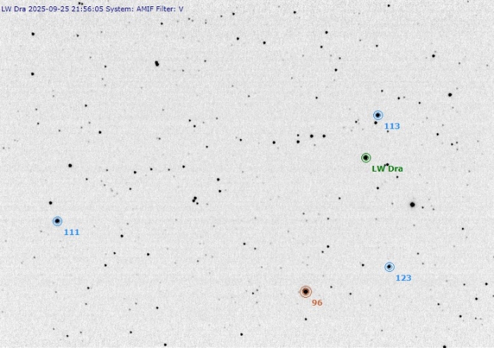 Chart - LW Dra, JD 2460944.29563