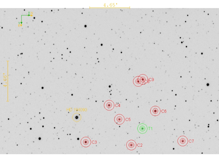Chart - TrES-5, JD 2460939.34100