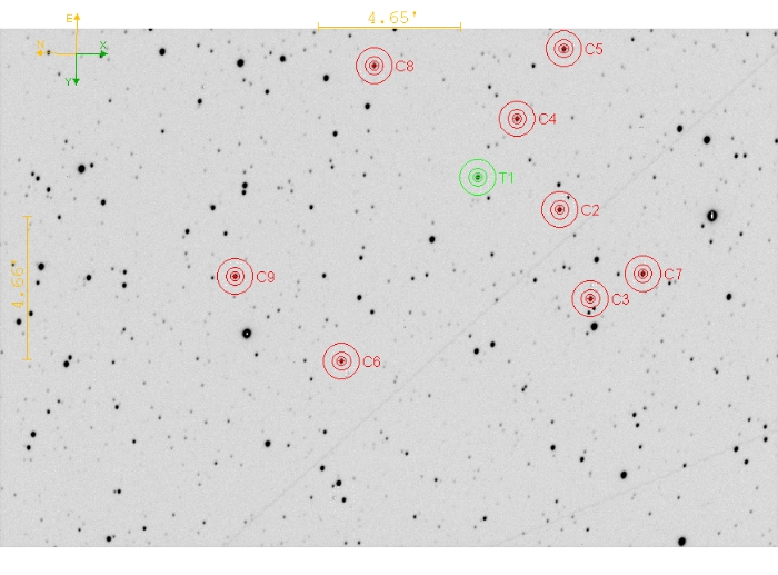 Chart - TrES-5, JD 2460850.37931
