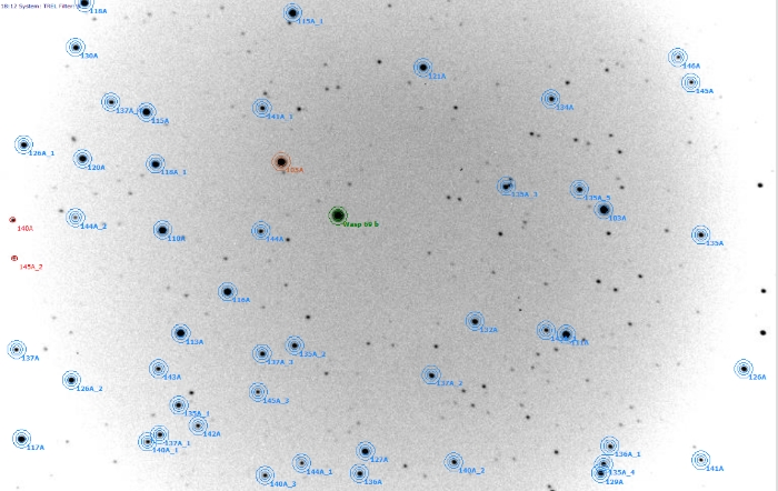 Chart - WASP-69, JD 2460955.24183