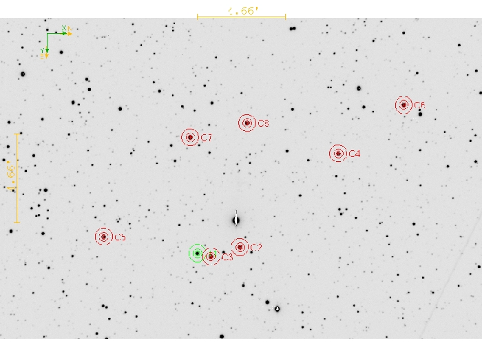 Chart - TrES-1, JD 2460907.34389