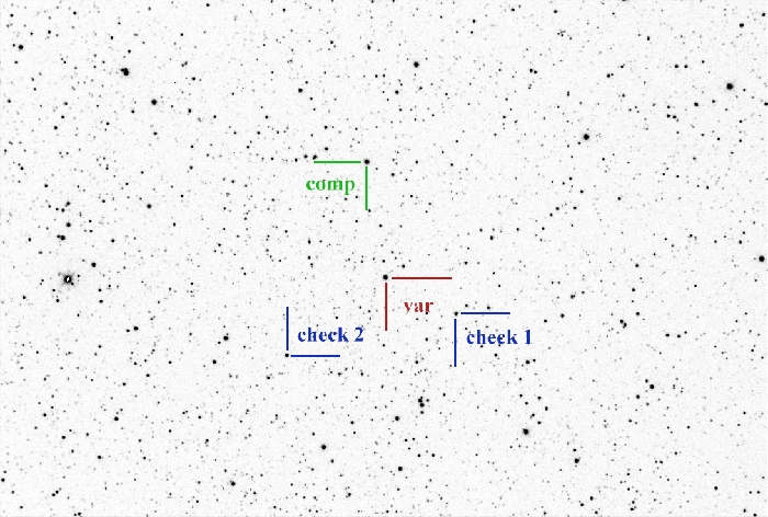 Chart - V0375 Cas, JD 2460948.28479